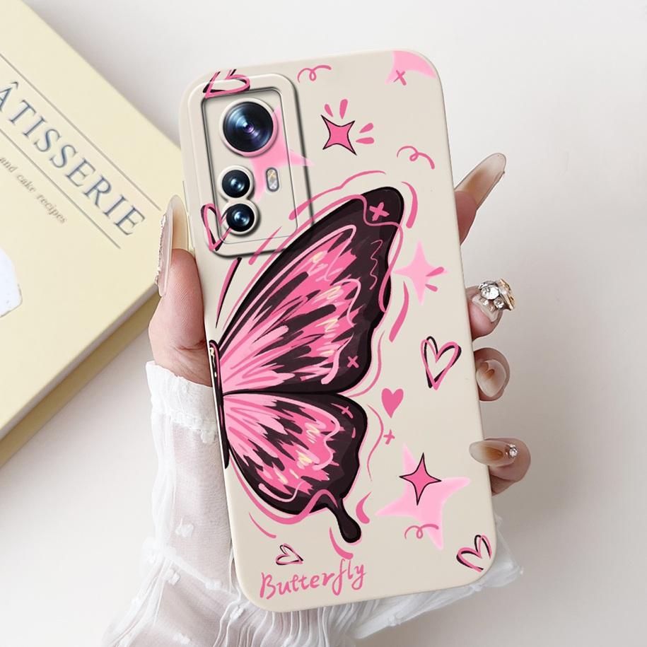 For Xiaomi 12 Pro Case Mi 12 12X 12S Cover Cute Cartoon Rabbit Panda Soft Silicone Lens Protective Cases For Xiaomi 12S Pro Capa