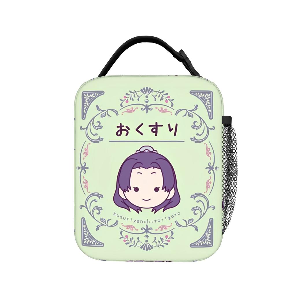 Maomao Jinshi Anime Sacs à déjeuner isothermes Portables Les Carnets de l'apothicaire Contenant à déjeuner Sac isotherme Sac fourre-tout Boîte à lunch Plage Pique-nique