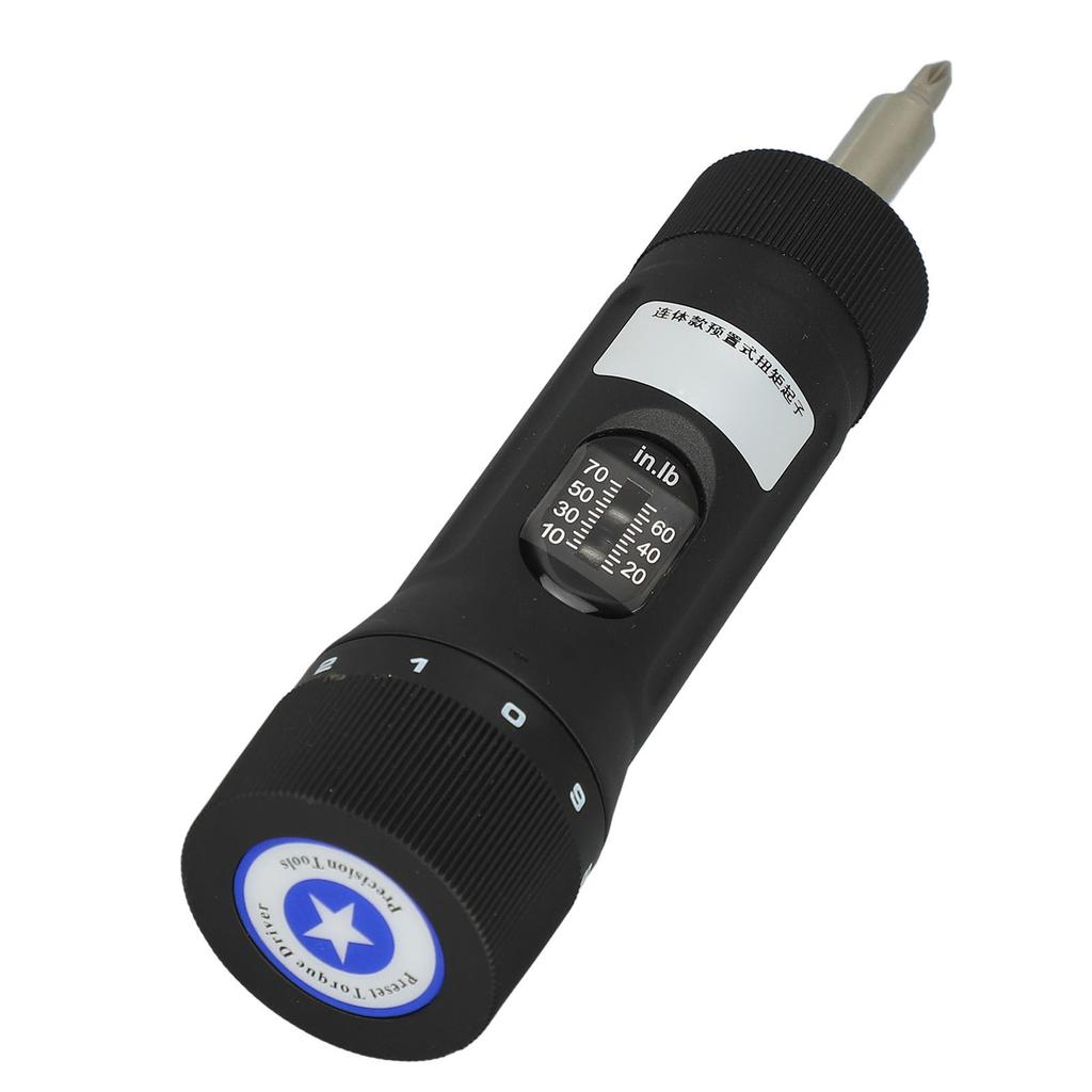 Screwdriver Torsion Wrench 10‑70in‑lb 1 4in Drive Adjustable Torsion Screwdriver