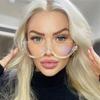 Half Frame Retro Cat-Eye Shaped Sunglasses High Definition Clear Lens Rhinestone Decoration Timeless Sunglasses Premium Designer Sexy Shades