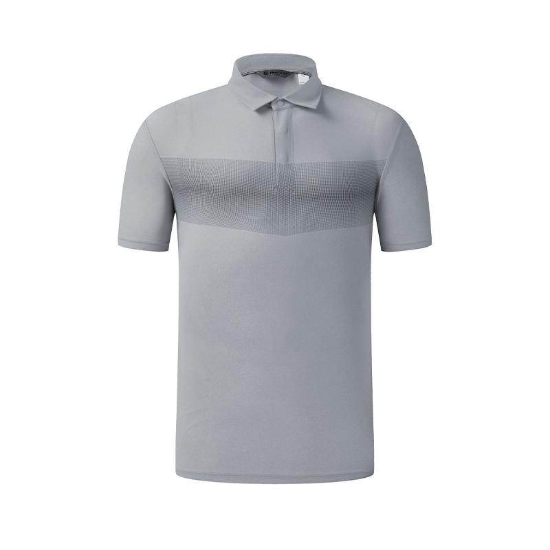FILA Golf Series Contact Cool Comfort Breathable Polo Shirt Men tops Lunar-Gray A11M625107FGY M