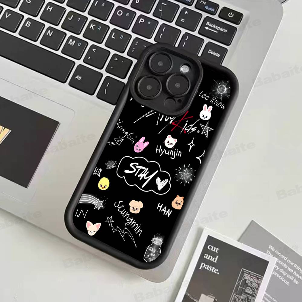 S-Strays K-Kids Kpop Phone Case For IPhone 17 16 15 14 13 12 11 Pro Max Anti Drop Soft Cover