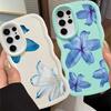 Cartoon Flower Pattern Case for Samsung Galaxy S20 FE S21 A26 S23 Plus S22 Ultra S24 A25 S25 Soft Phone Cover A54 A24 A34 A35