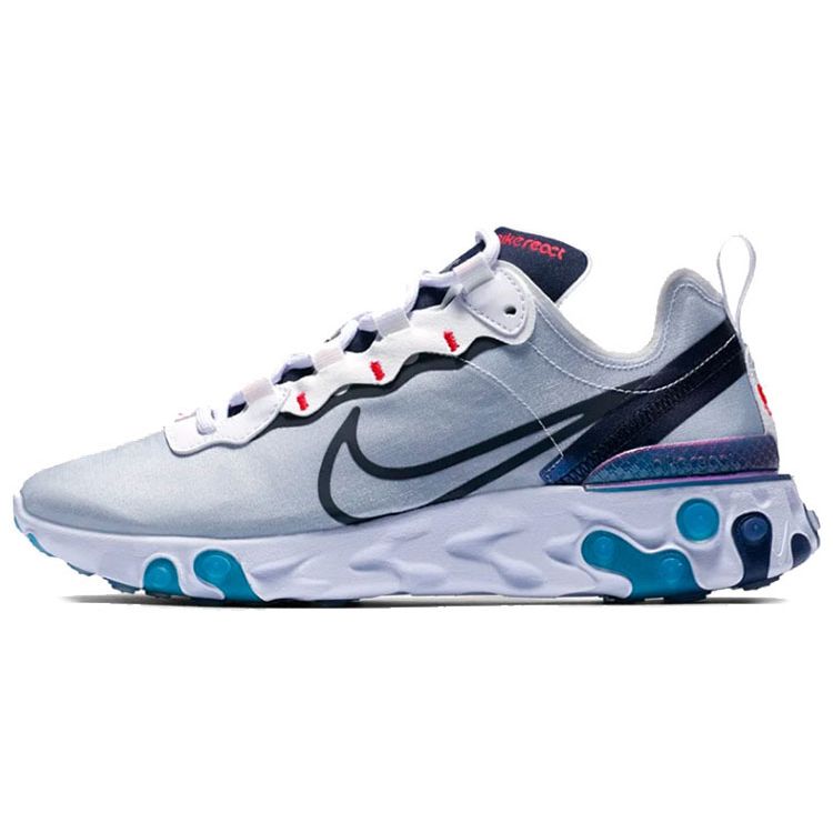 

Женские кроссовки Nike React Element 55 Magpie белые многоцветные CN5798-101