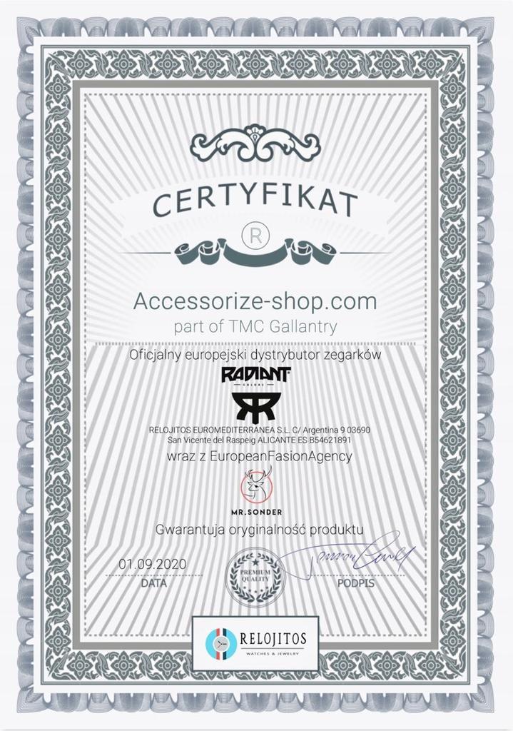 Zegarek RADIANT RA467609. Kwarcowy, Kolor Różowy. Kobieta.