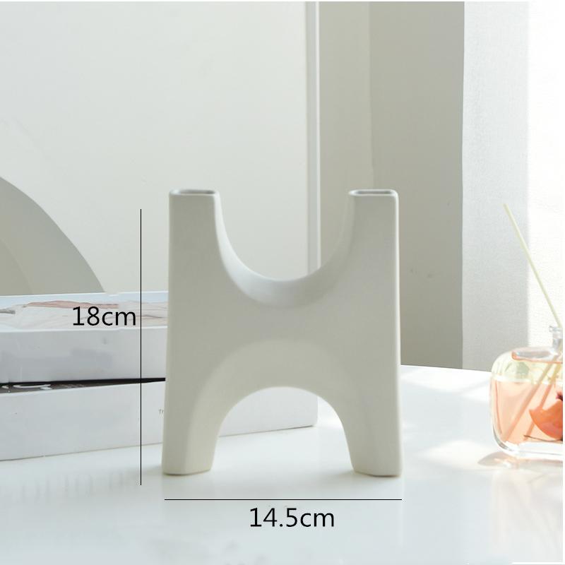 Irregular Rockery Hollow Coral Abstract Ceramic Ornaments Ceramic Vase Flower Arrangement Crafts Ornaments Vases Pots Decor