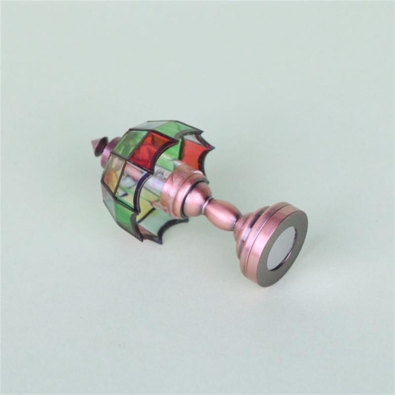 1/12 Scale Dollhouses Colorful Lamp Miniature Furniture Pretend Play for Kids Doll House Furniture Model for Dollhouses