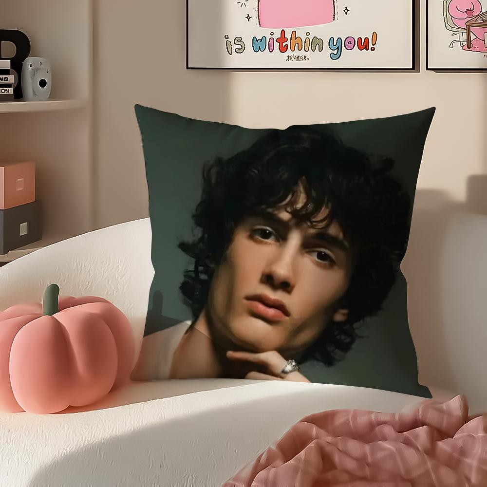Soulful Latin Spanish Singer SSombr Cushion Cover Pillowcase Short Plush Invisible zipper Room Sofa Cushion Cover