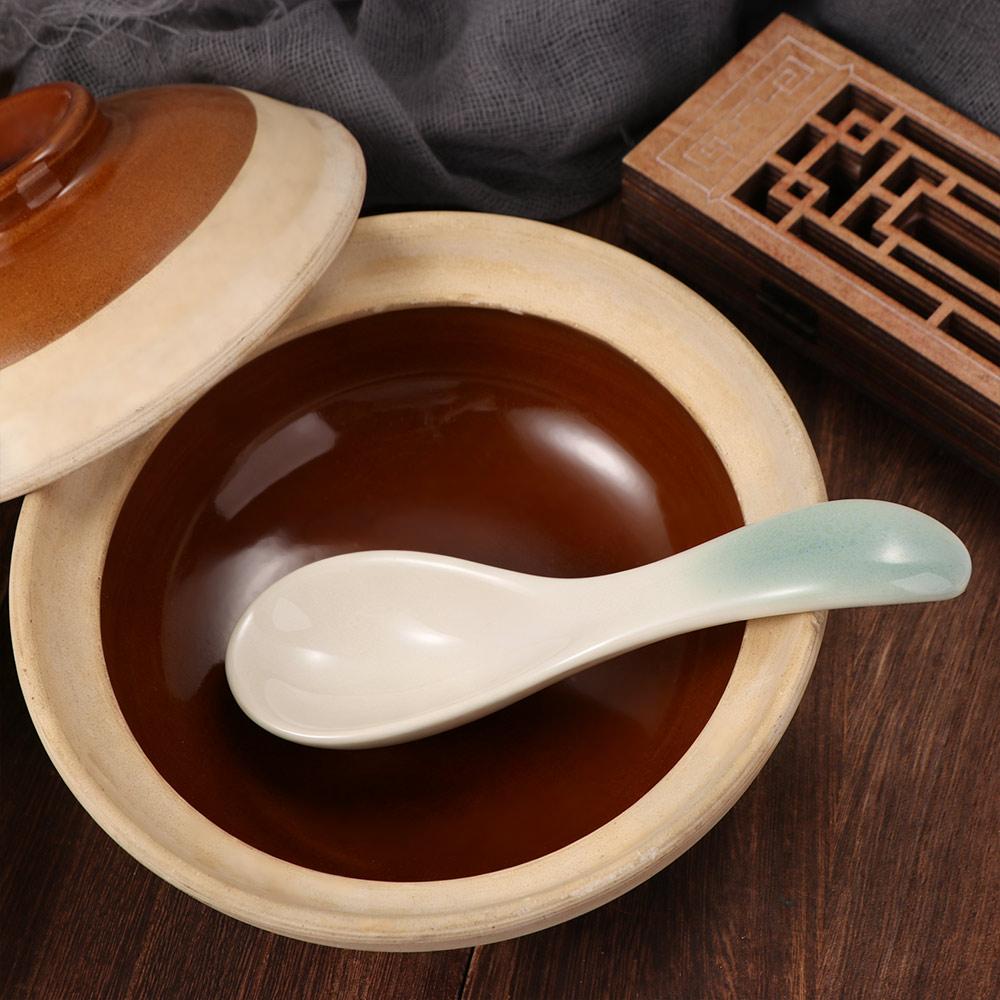 Adults Eating Ceramic Mixing Dinnerware Kitchen Utensil Soup Spoons Cutlery Tableware