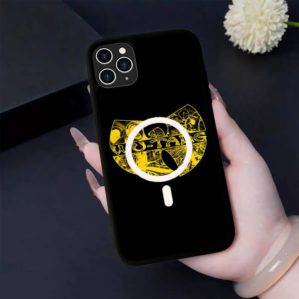 Singer W-WU-T-TANG Magnetic Phone Case For IPhone 16 15 14 13 12 11 17 Pro Max Plus Wireless Charge Cover