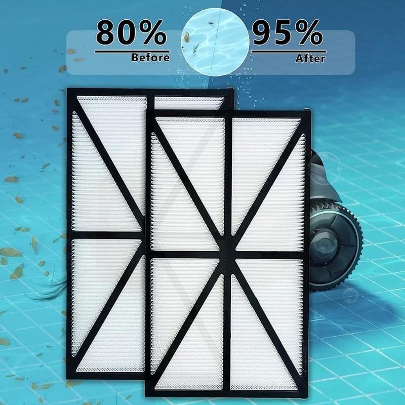 Poolrobot Dammsugare Filterkassett Effektiv Filtrering för RC9990GR RC36000QC RC9950 RC9952 RC9742 RC4702 W3RC9740Cub