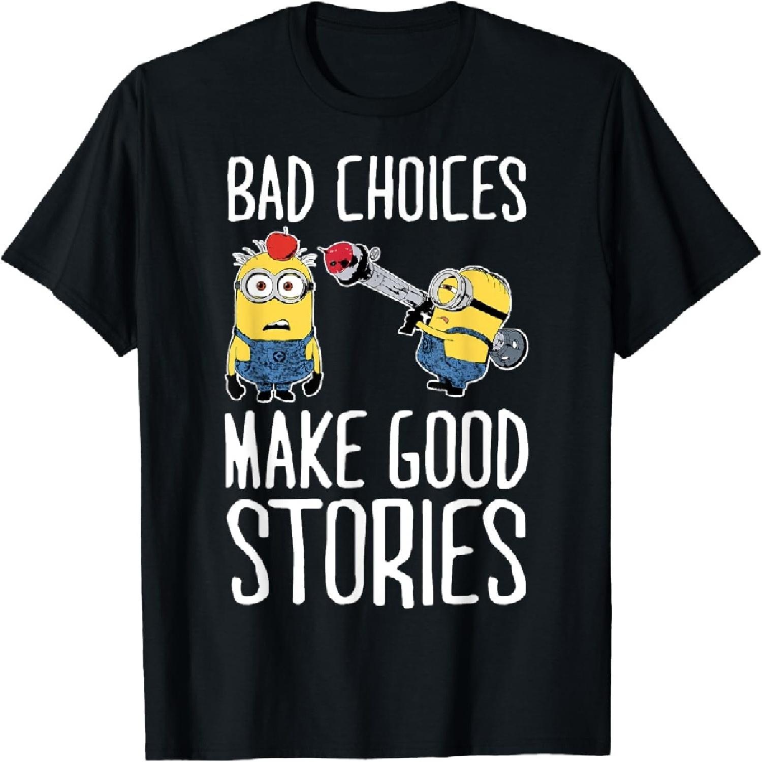 

Despicable Me Minions Humor Good Stories Graphic T-Shirt T-Shirt XXXXXL різнокольоровий