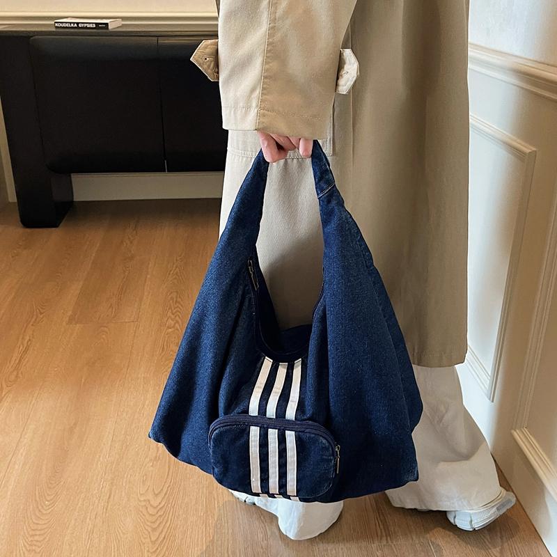 Women's Denim Crossbody Bag Large Capacity Tote Bag