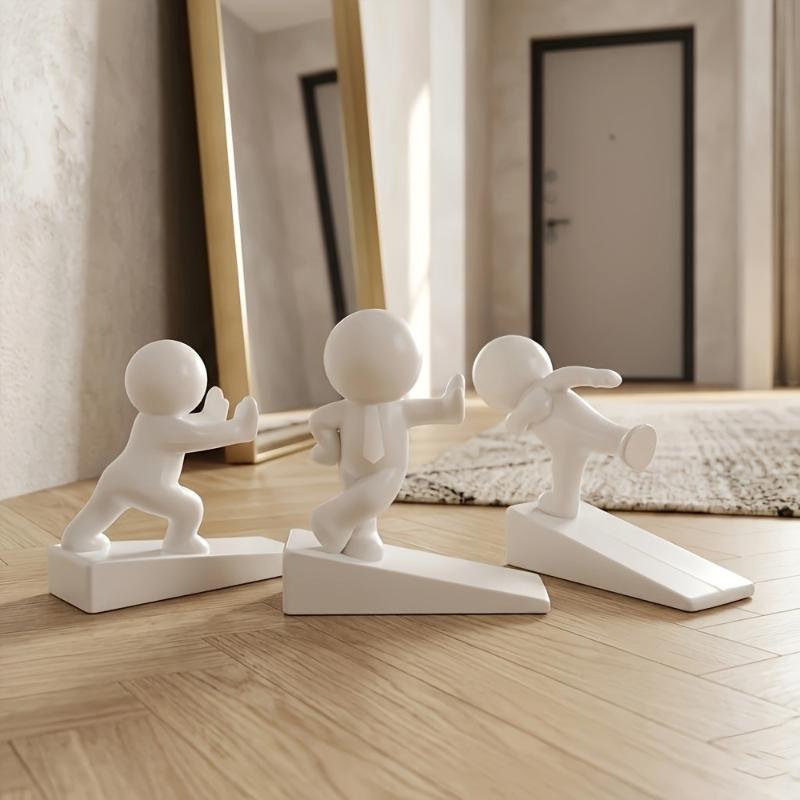 Cute Decorative Door Stopper Flexible And Movable Door Stopper To Protect Walls Home Decoration