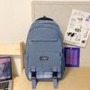 Student Backpack Couple Backpack Campus Plaid School Bag