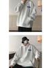Men's Retro Oversized Fleece-Lined Hoodie - Autumn/Winter Style