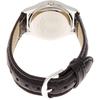 Citizen Q&Q Damen-Analoguhr, Wasserdicht, Datumsanzeige, Lederarmband, D015-304, Schwarz