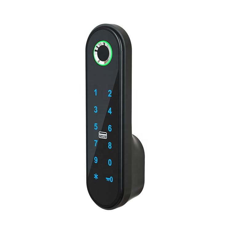 Keyless Smart Cabinet Lock Biometric Fingerprint Digital Cabinet Locker Lock Security Cabinet Lock (Black,no) чёрный