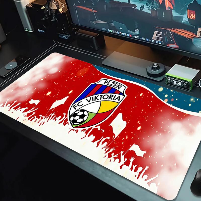 Viktoria Plzen FC Color Mouse Pad Large Gaming Table Cushion Non-slip Laptop Tablet Big Mousepad XXL Mat Mini PC Playmat With Lock edge