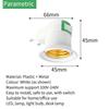 1/10PCS E27 Lamp Socket Adapter with Switch EU Plug Plastic Standard Screw-in Socket Outlet Converter Bulbs for Home