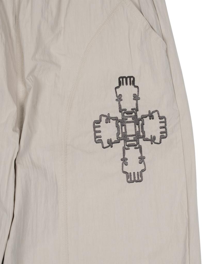 THE COLDEST MOMENT Tcm Ethnic Nylon Pants (Ivory)
