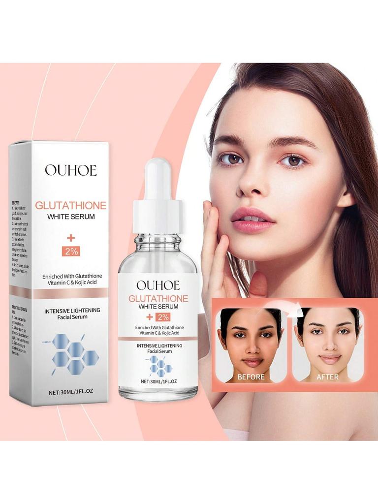 1Pc GLUTATHIONE WHITE SERUM Skin Stays Hydrated And Supple Improves Skin Dullness And Reduces Dark S