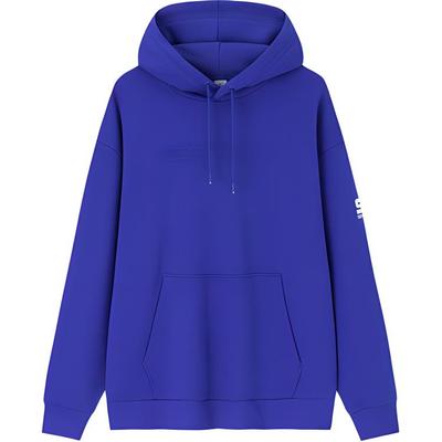 Antibacterial Hooded Comfortable Versatile Pullover Long Sleeve Sweatshirt Men Sweatshirt Deep-Blue 152340721-3