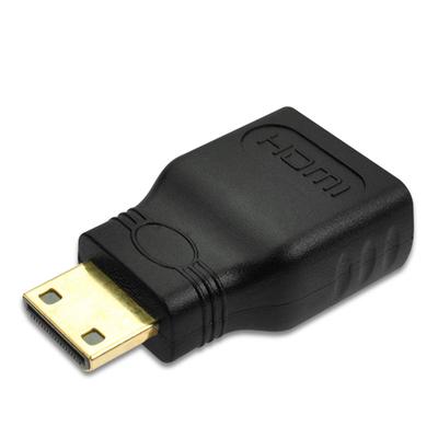 Adaptér Mini Hdmi na Hdmi Pozlacený konvertor samec na samici pro ploché HDTV