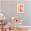 Les Trésors De Lily [A3010] - Children's Canvas 'Fox' Orange - 40x30 Cm