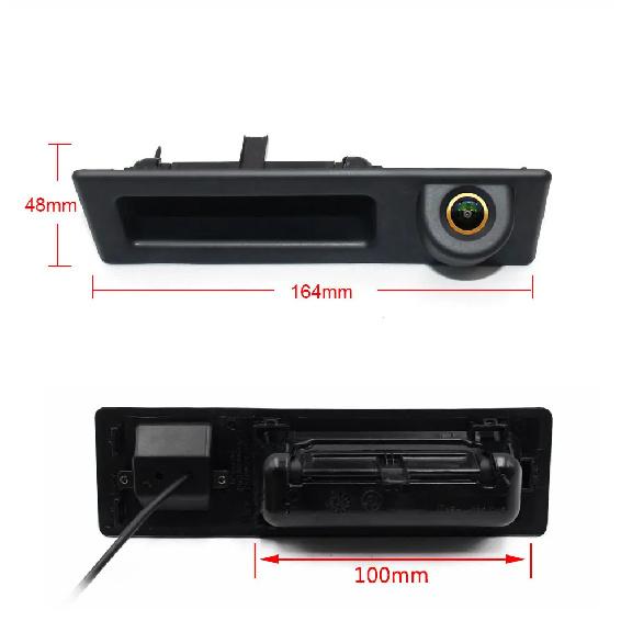 Kofferraumgriff 1080P Fischaugen-Rückfahrkamera für BMW 2er 3er 5er 7er X1 X3 X4 X5 F30 F32 F36 F10 F11 F25 F48 Parken Rückwärts