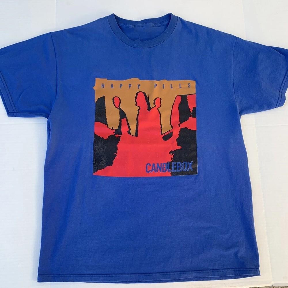CANDLEBOX Happy Pills Band Shirt Unisex Concert S to 5XL KK2419 Unisex T-Shirt XXL