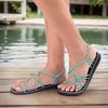 2025 Strappy Braided Sandals Comfortable Rope Bohemian Sandals Open Toe Summer Shoes for Women for Beach Poolside Travel Camping