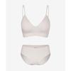 2nd Skin Seamless Silk Rib Camisole Bra Panty Set Dgwsu2100+dgwsu2101