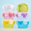 1/3/6Pcs Food Grade Mini Storage Box Baby Supplement Seasoning Sauce Packaging Storage Box Microwave