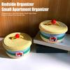 Storage Box with Lid Dust-Proof Organizer Colorful Cotton Thread Container for Bedside Table Dressing