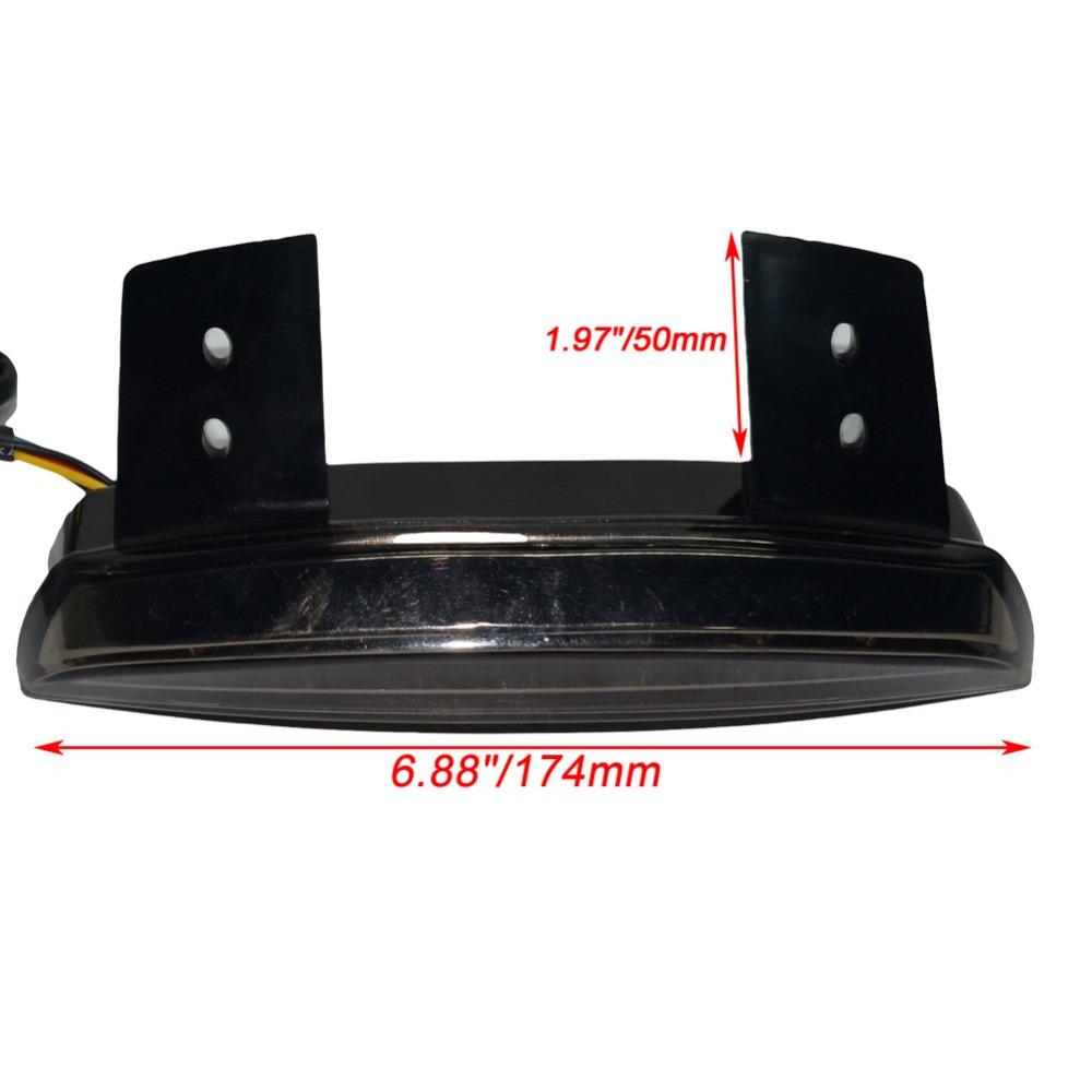 Motorcycle Tail Light Lamps Turn signal Left right Rear Fender Edge Brake Taillight For Harley Touring Sportster XL 883 1200