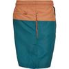 Short de bain Urban Classics Block - bleu canard/orange - S