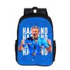 Haaland Schulrucksack Fußballstar Rucksack Kinder Buchertasche Rucksack Mode Schultasche Fußball Sportrucksack Kindergeschenk
