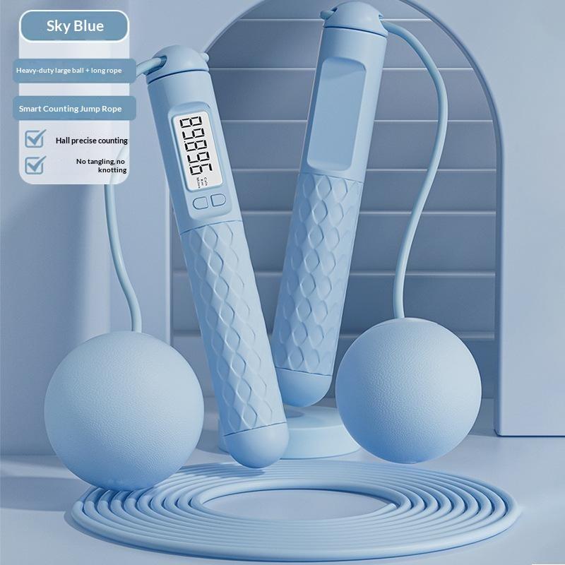 Electronic Counting Jump Rope Accurate Counting Anti-slip Grip for Men Women Home Gym Workout Sports