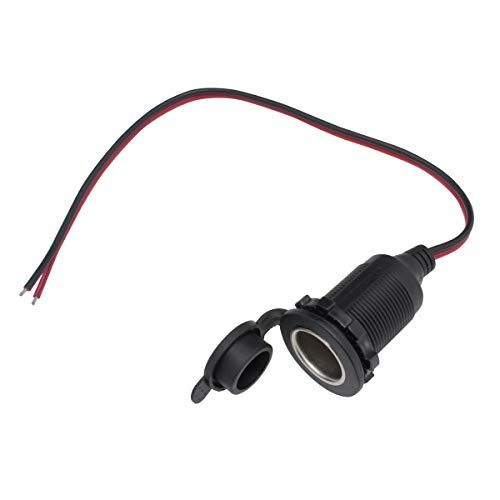 

Kaito Denshi Cigarette Lighter Socket, Female, with Lid, 1 Branch, Uncut Power Cable, 12V, 30cm