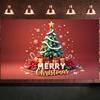 Christmas Party Backdrop Snowflake Pattern Merry Christmas Banner Christmas Banner Red Bauble Festive Background For Xmas Office
