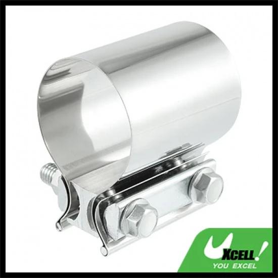 UXCELL 1-2pcs 2 Inch 2.5 Inch 3 Inch 4 Inch Car Exhaust Pipe Sleeve Connector Clamp Coupler Universal Adjustable