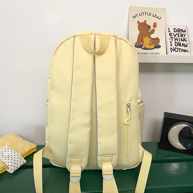 College Style Backpack Large Capacity Letter Printed Backpack Campus Student School Bag