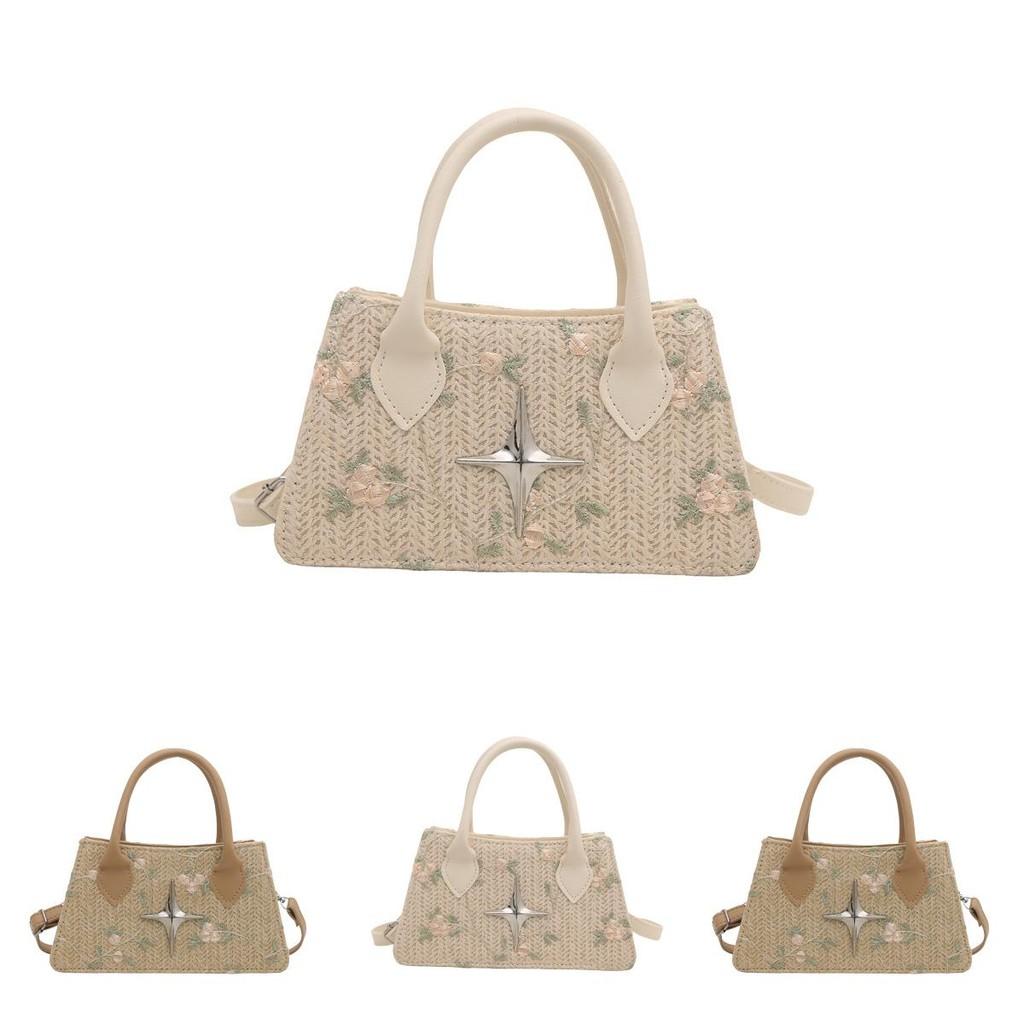 Stylish Woven Pu Small Crossbody Bag With Inner Pocket For Casual Outings