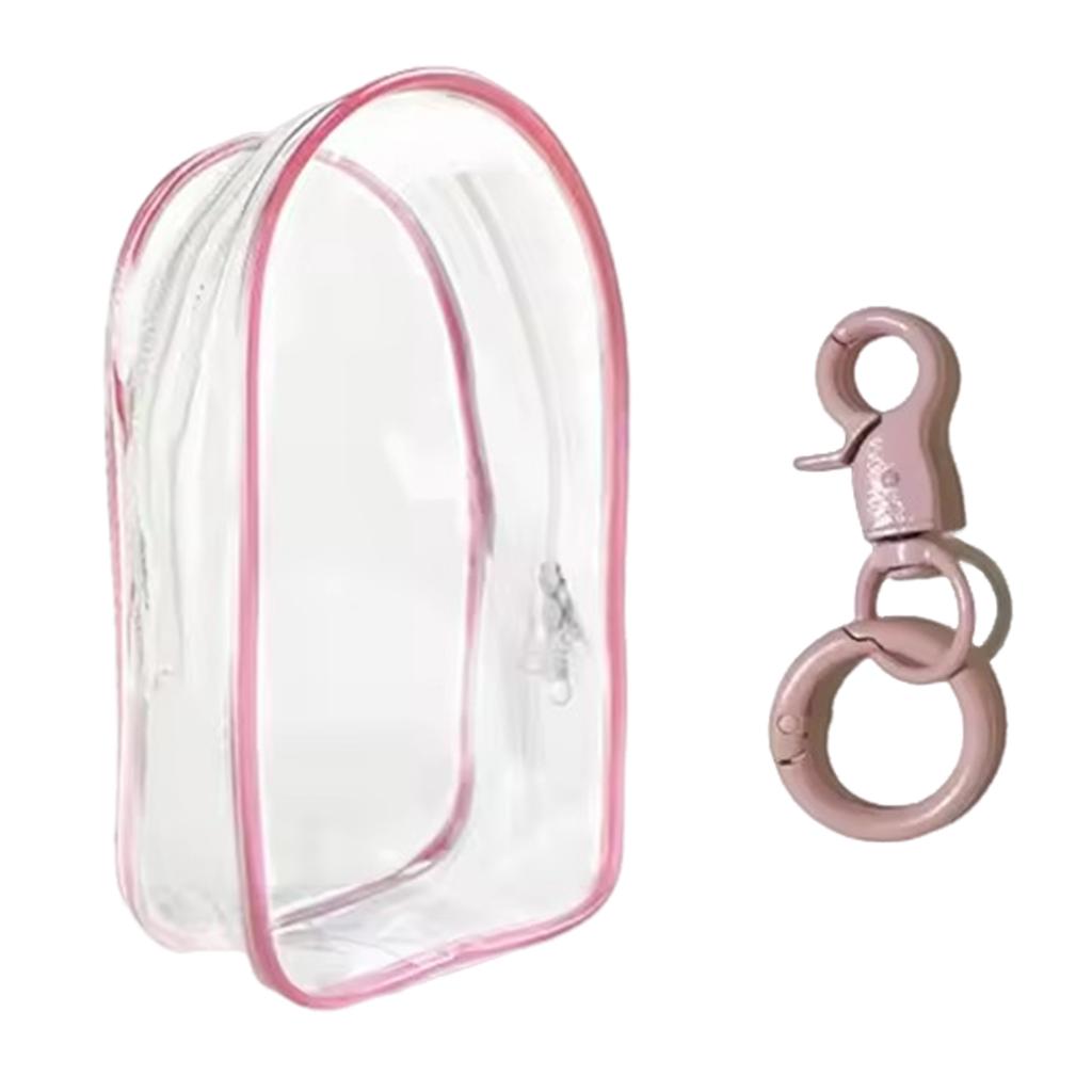 Portable Clear Display Bag For Characters Toys All Round Protected Labubu Doll Storage Pouch For Fans