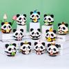 Chinese Style Panda Cartoon Building Blocks - Cute Children's Birthday Gift & Creative Ornament