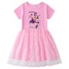Vestido de Princesa de Manga Larga con Lentejuelas Arcoíris Kpop Demon Slayer para Niñas