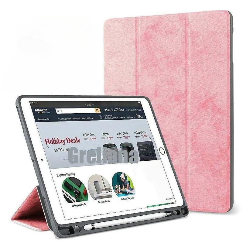 For iPad Pro 12.9 2017/2015 Case Pencil Holder,Smart Cover Trifold Stand Auto Sleep/Wake Protective Case iPad Pro12.9 11 M2 2022 iPad Pro 11inch 2018
