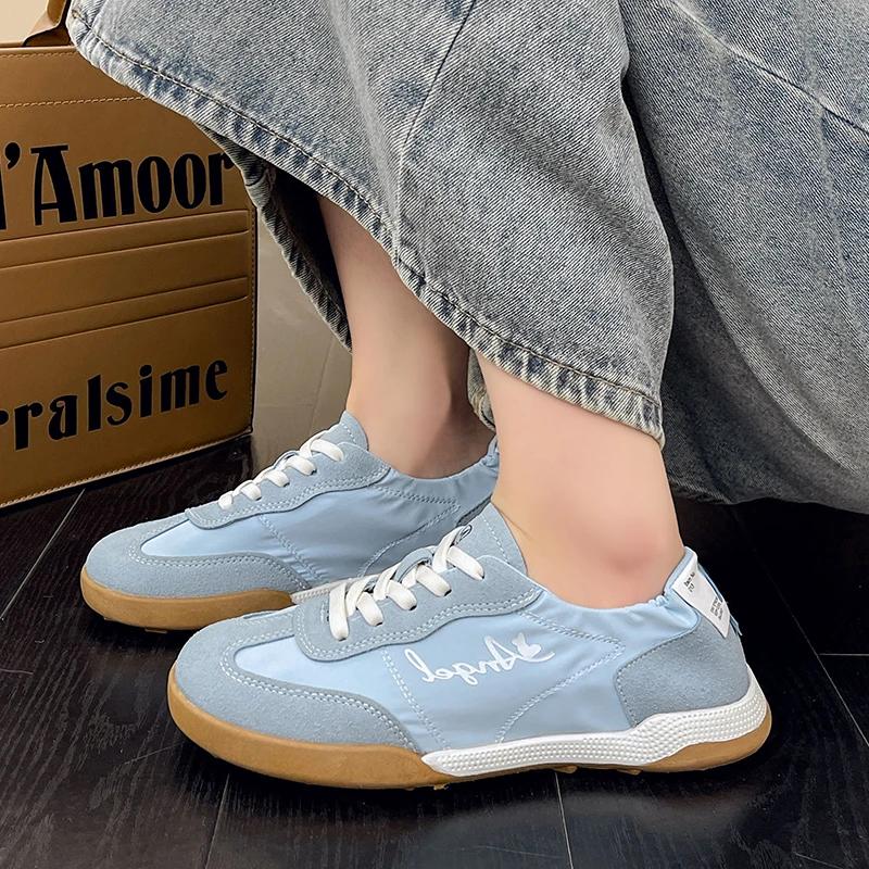 Fashion Women's Network Celebrity Sneakers, Running Training Shoes, Casual dance, German, Breathable and elastic, Forrest, Summer 2024