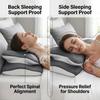Memory Foam Butterfly Pillow for Cervical Support and Neck Protection